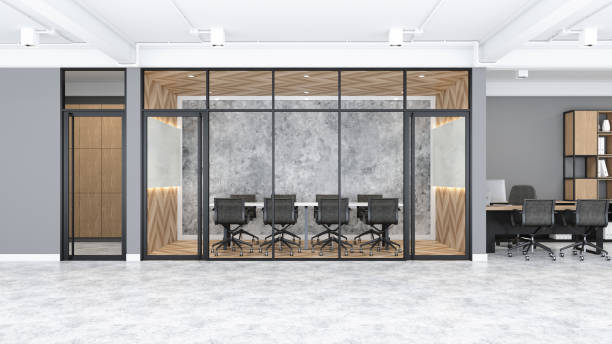 istock Modern loft meeting room 1402401944