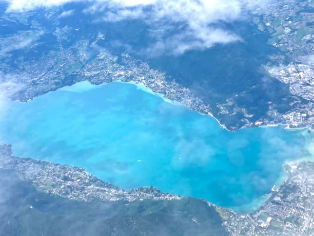 istock France - Annecy Lake from the plane 1402416936