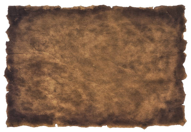 istock old parchment paper sheet vintage aged or texture isolated on white background 1402419171