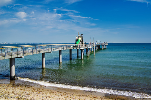 A view of the Niendorf pier