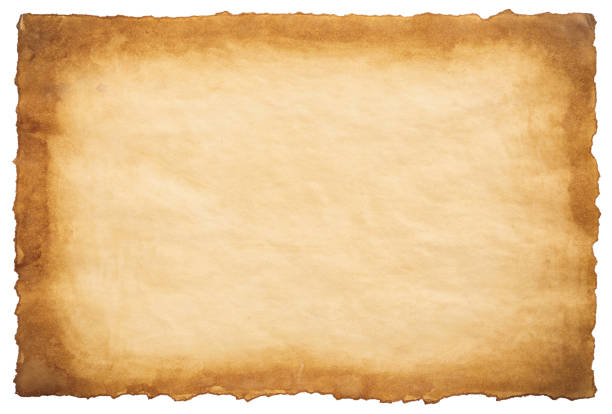 istock old parchment paper sheet vintage aged or texture isolated on white background 1402419244