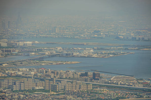 istock Osaka Bay seen from Rokko Mountain 1402421879