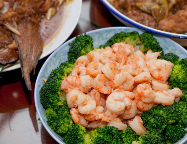 Sauteed Broccoli with Shrimp