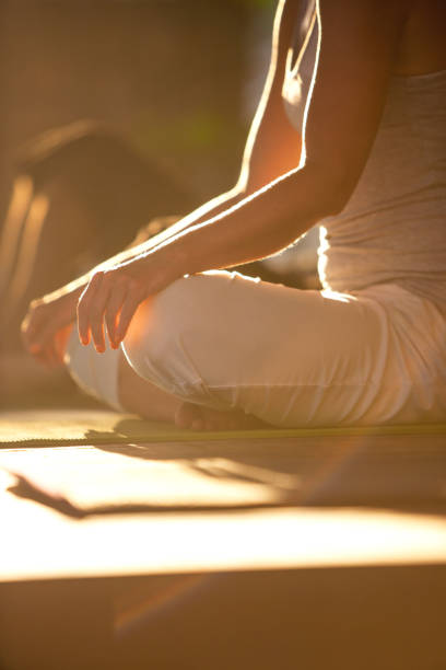 istock Participants in yoga exercises 1402439926