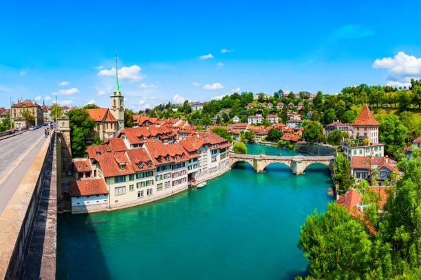 istock Bern aerial panoramic view, Switzerland 1402459399