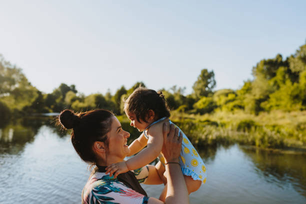 istock Summer vacation with a baby girl 1402460822