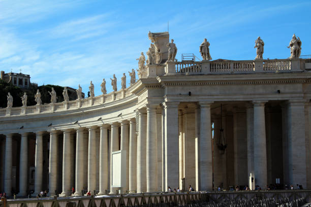 バチカン市内のサンピエトロ広場 - papal conclave ストックフォトと画像