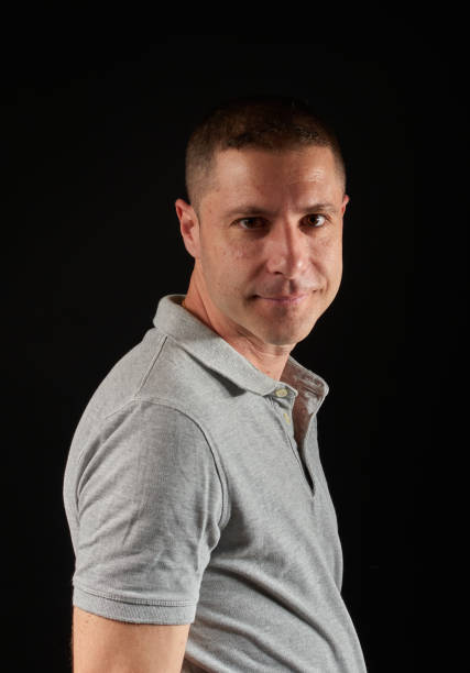 istock A man posing in a photographic studio 1402465459
