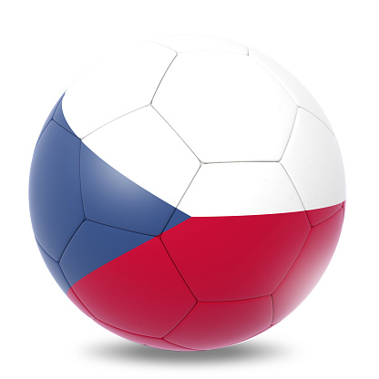 Czech flag football soccer ball