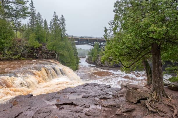 istock Gooseberry River and Gooseberry Falls 1402471340