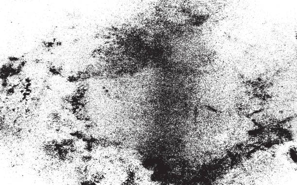 istock Grunge texture effect. Distressed overlay rough textured. Abstract vintage monochrome. Black isolated on white background. Graphic design element halftone style concept for banner, flyer, poster, etc 1402475718
