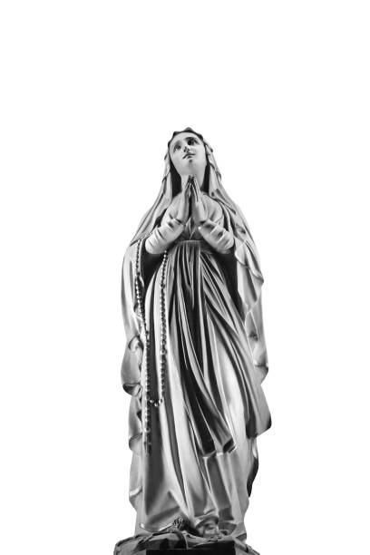 istock The blessed Virgin Mary statue isolated on white 1402483458