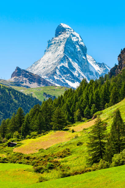 istock Matterhorn mountain range in Switzerland 1402488299