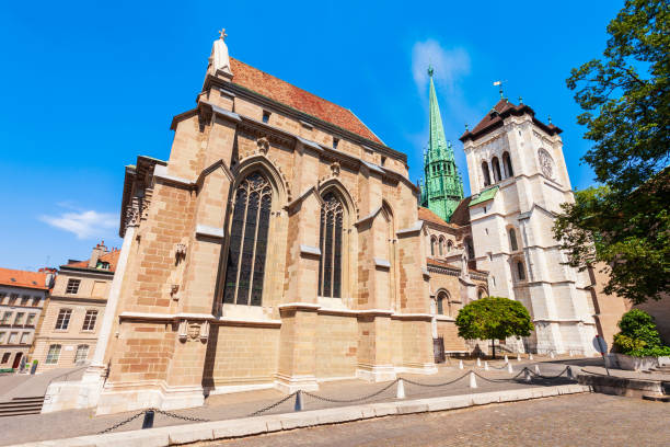 istock Saint Pierre Cathedral in Geneva 1402488303