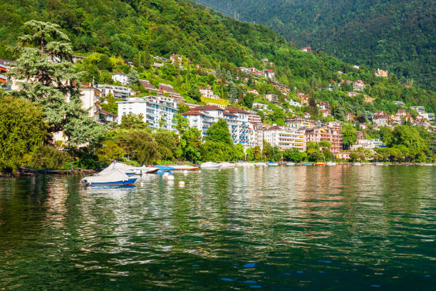 istock Montreux town on Lake Geneva 1402488423