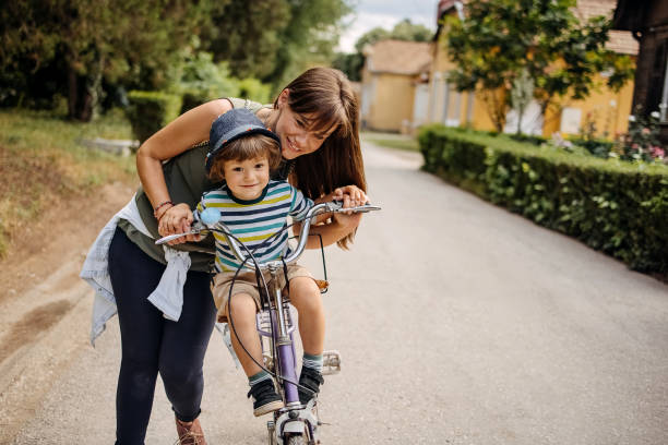 istock I like to ride with my mother 1402494622
