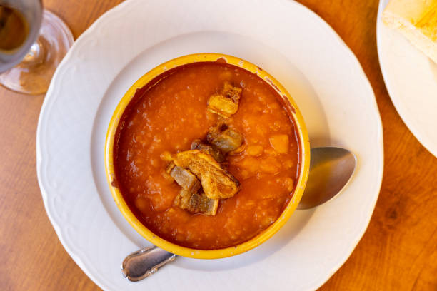 istock Portion of patatas meneas served in bowl 1402509168