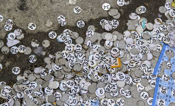 istock Bingo number on the floor 1402509329