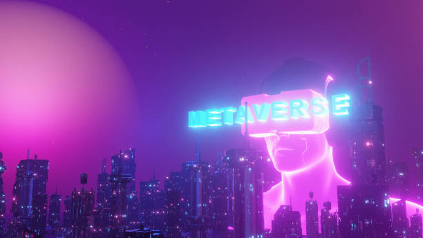 istock Metaverse VR Virtual Reality Cyber City World Virtual Reality Technology Concept Future Banner Background 3d Illustration 1402510094