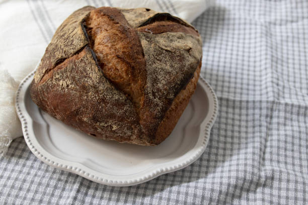 istock Home made Fresh Sourdough organic bread 1402513136