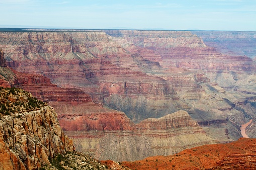 Panoramic view of the south rim of Grand Canyon, Arizona, USA