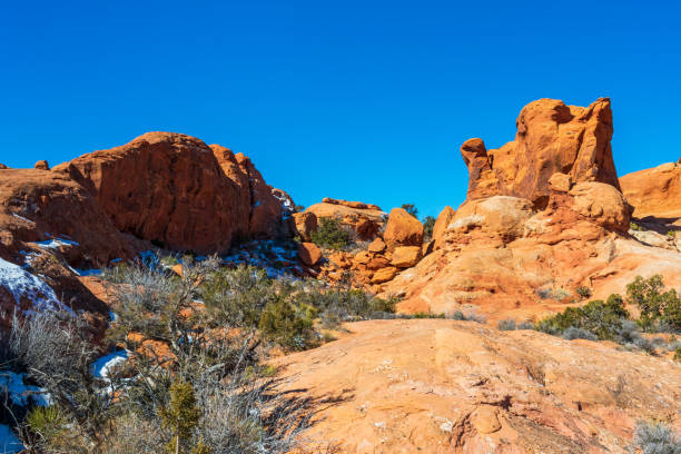 istock Winter landscape, Arches National Park 1402519302