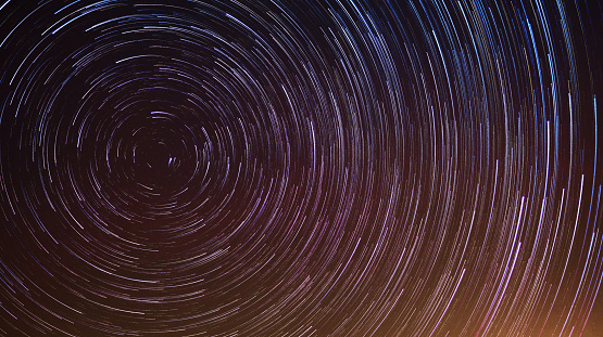 Circular Star Trails