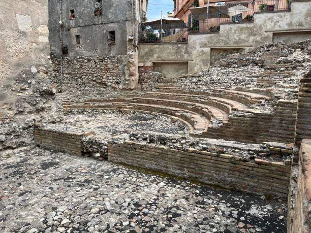Roman Odeon in Taormina, Sicily