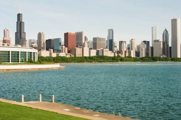 istock Chicago over Lake Michigan 1402524904