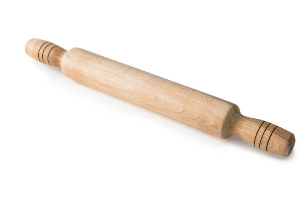 istock domestic wooden rolling pin 1402524975