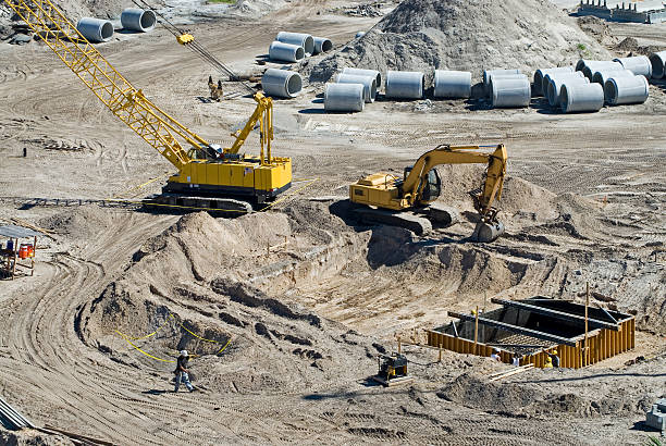 Construction Site stock photo