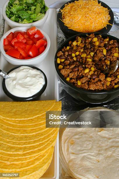 Tacos Dodatki - zdjęcia stockowe i więcej obrazów Meksyk - Meksyk, Ameryka Łacińska, Bez ludzi