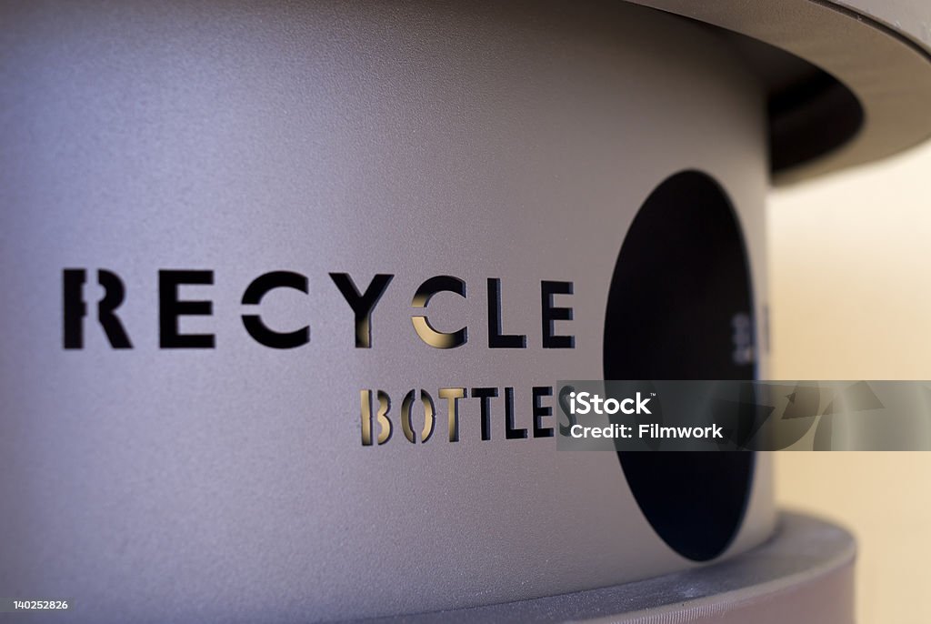 Lixeira de reciclagem - Foto de stock de Coleção royalty-free