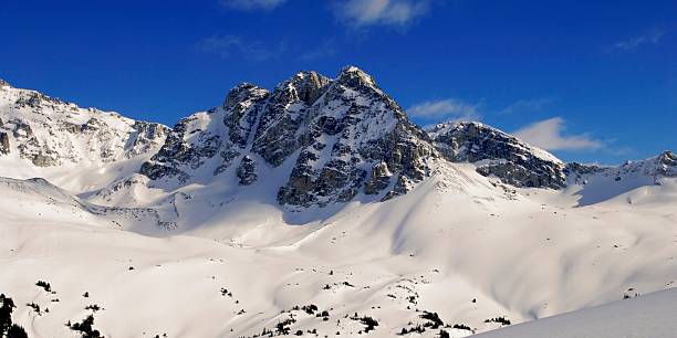 Rugged Peaks stock photo