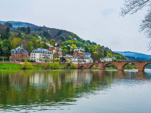 istock Heidelberg river side town and the bridge in Germany 1402533071