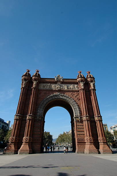 istock Arc del Triumf in Barcelona on a sunny day 140254300