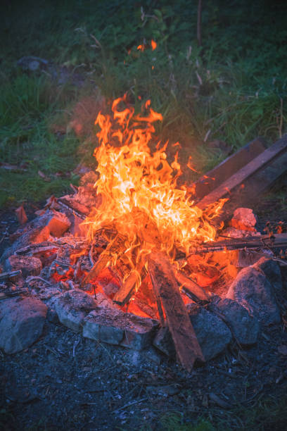 istock bright picturesque orange bonfire 1402545878