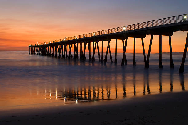 istock Night at the Hermosa Pier 140254955