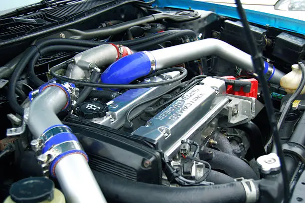 This is a picture of a Supercharged MR2 motor 