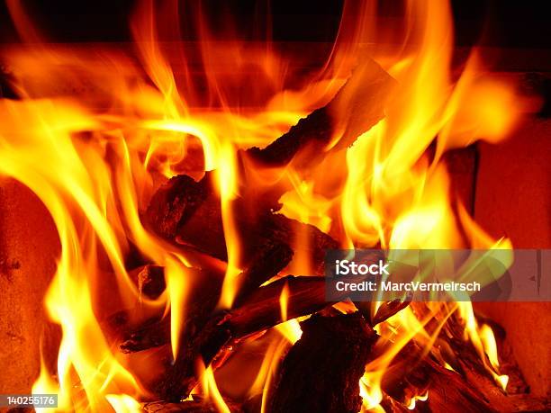 Flames Stock Photo - Download Image Now - Arson, Burning, Coal