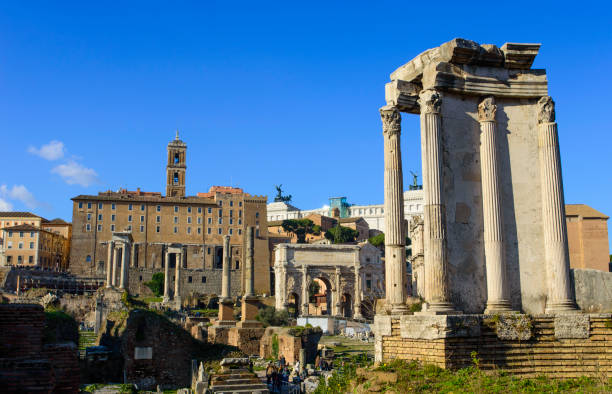 istock The Roman Forum in Rome, Italy 1402552869