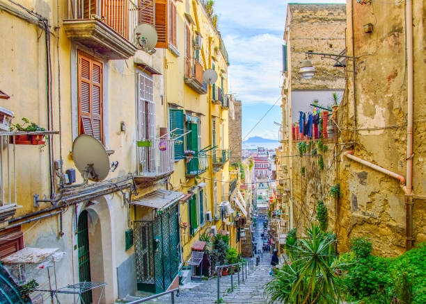 istock Typical street of Naples 1402553220
