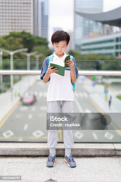 Reading A Book Stock Photo - Download Image Now - Asia, Book, Boys