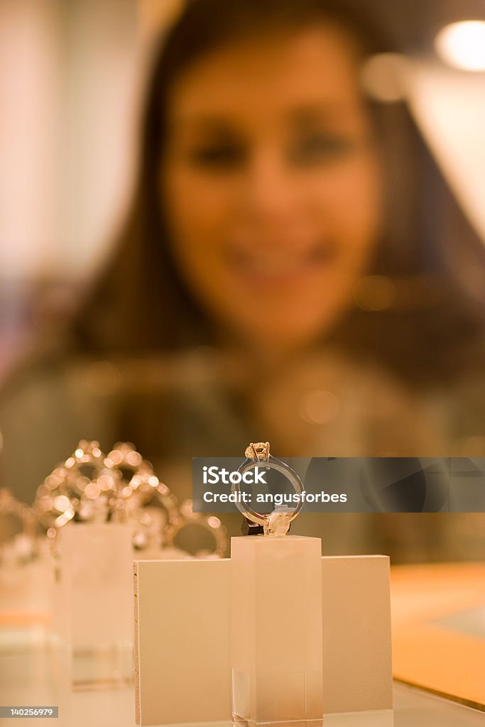 Shopping für Schmuck - Lizenzfrei Aufregung Stock-Foto