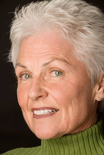 Beautiful Mature Woman stock photo