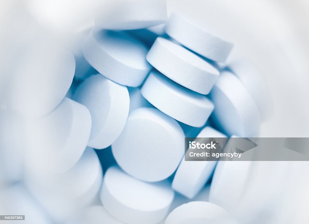 Blu pillole - Foto stock royalty-free di Accudire