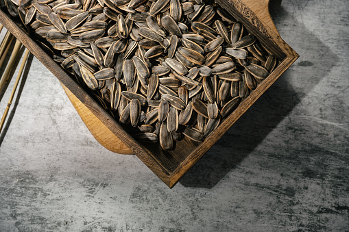 Melon seeds on the board