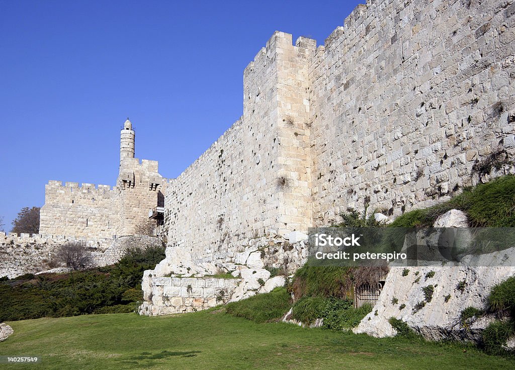 Velha Jerusalém parede - Royalty-free Antigo Foto de stock