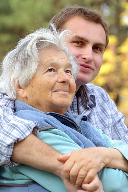 istock Grandmother and grandson 140257589