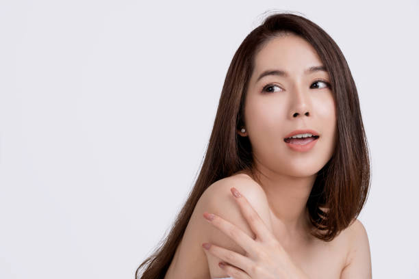 istock Beautiful asian woman with a beautiful face 1402576561